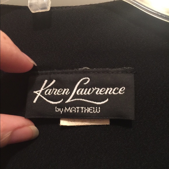 Karen Lawrence by Matthew Elegant Black Dress 12 - Picture 2 of 6